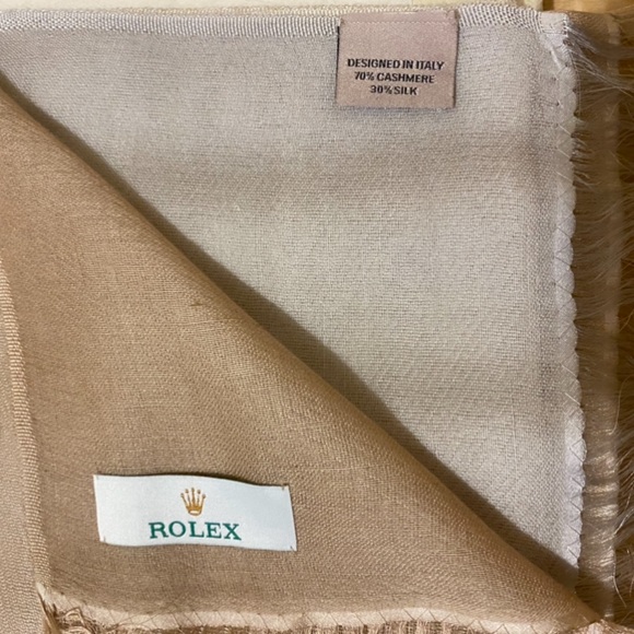 100% authentic Rolex cashmere scarf - Picture 4 of 4